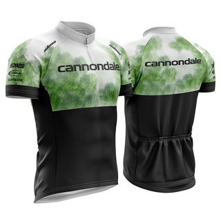 【ซิปเต็ม】เสื้อกีฬาแขนสั้น ลายทีม Cannondale Avancini สําหรับขี่จักรยาน