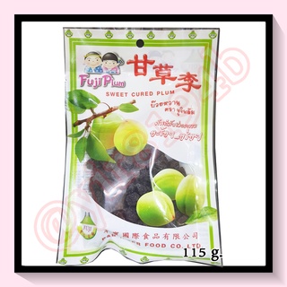 บ๊วยหวาน ฟูจิ SWEET CURED PLUM (FUJI Plum) 甘草季 น้ำหนัก 115 กรัม