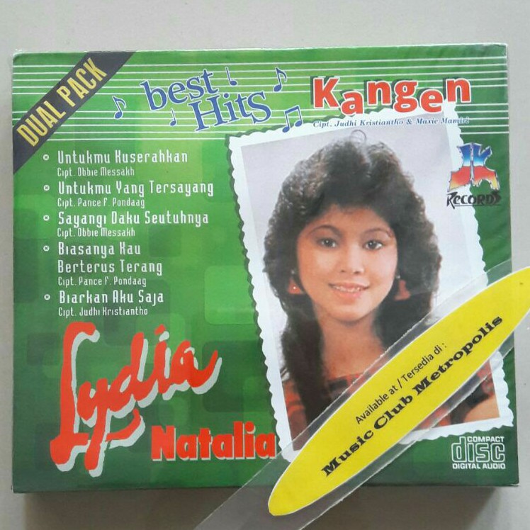 ซีดี LYDIA NATALIA - สุดยอดฮิต DUAL PACK (2CD)