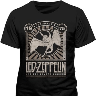 GILDAN Cid เสื้อยืดคอกลม ผ้าฝ้าย 1 แขนสั้น พิมพ์ลายวาฟเฟิล Led Zeppelin-Madison ระบายอากาศ ของขวัญวันเกิด สําหรับผู้ชาย