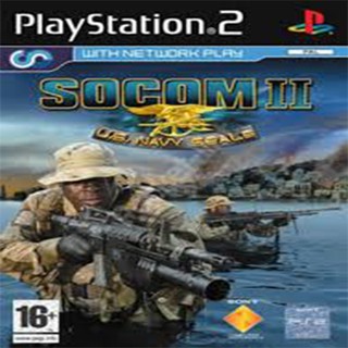 แผ่นเกมส์[PlayStation2]  SOCOM II - U.S. Navy SEALs (USA)