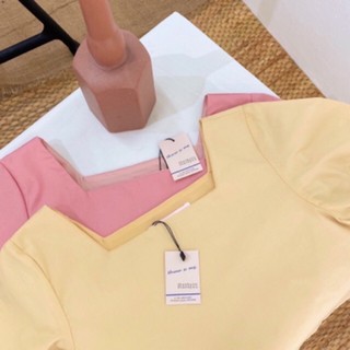 New! Shuuxme Cloudy top - yellow size s ของใหม่ ไม่เคยใส่ค่ะ