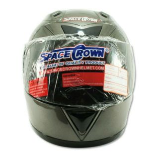 หมวกกันน็อคเต็มใบ SpaceCrown  รุ่น ไฟเตอร์  สีเทา