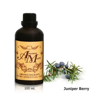 Aroma&amp;More  Juniper Berry Essential Oil 100%/ น้ำมันหอมระเหยจูนิเพอร์ เบอร์รี่ 100%, Russia 100ML