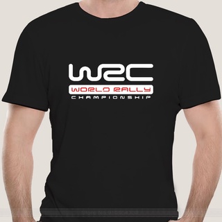 เสื้อยืดผู้ เสื้อยืดผ้าฝ้าย พิมพ์ลาย WRC WORLD RALLY CHAMPIONSHIP แฟชั่นสําหรับผู้ชาย S-5XL