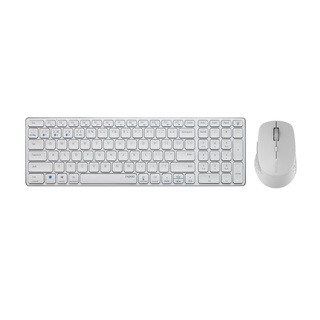 9350M Multi-mode Wireless Keyboard &amp;Mouse White