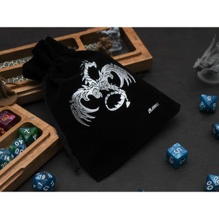 Elder Dragon Dice Bag | ถุงผ้ากำมะหยี่สำหรับ บอร์ดเกมส์ | Dungeons and Dragons Dice | DnD Dice Set | D&amp;D Dice