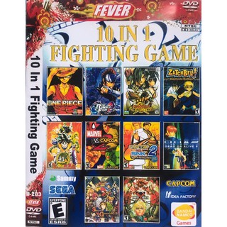 แผ่นเกมส์ PS2 10in1 Fighting Game