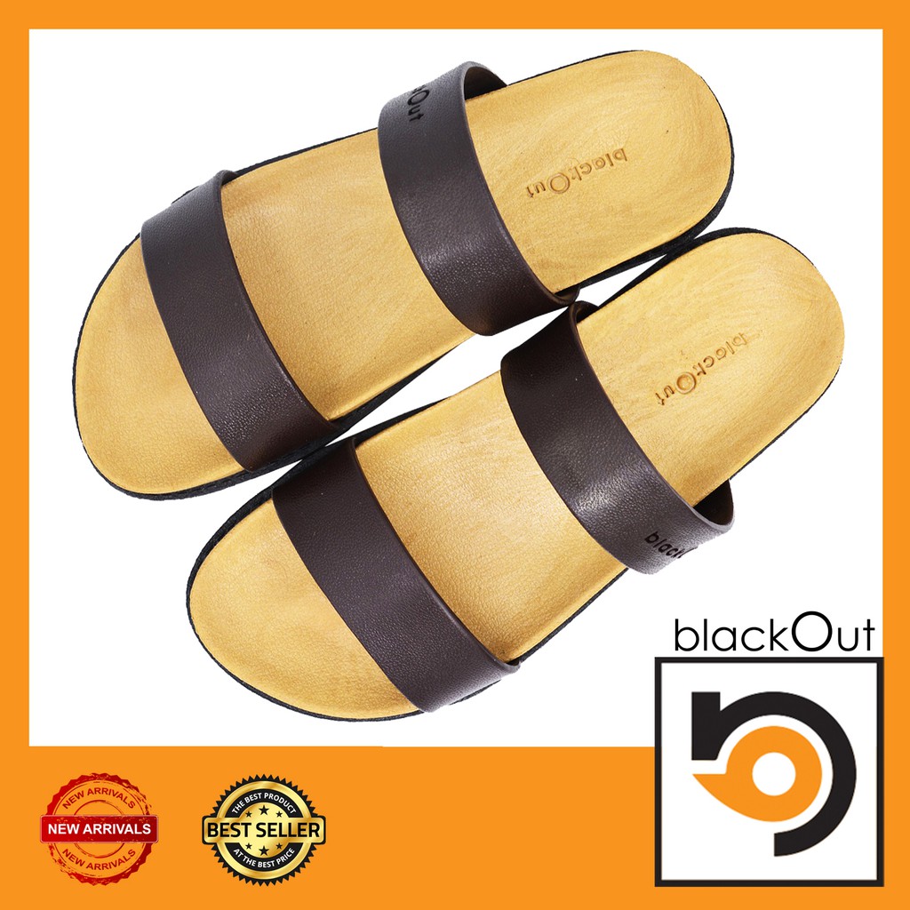 BlackOut Comfy รองเท้าแตะ รองเท้ยางกันลื่น พื้นทอง