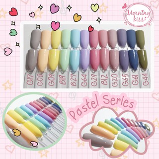 (สีเจล สีพาสเทล Pastel 9 ขวด)+ฟรียาล้างเล็บเจล สีทาเล็บ สีเจล เม็ดสีแน่น สีสวยเนื้อเจลลี่ ทาง่าย ติดแน่น ทนนาน ไม่ลอก