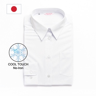 Fuji Yacht WOMEN cool touch quick drying no-iron clean easy long sleeves blouse Japan product [ Japanese School Uniform Brand] TEASY80