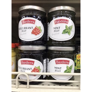 Baxters  Mint Jelly  และ Redcurrant  Jelly ซอส มิ้นท์ สำหรับจิ้มเนื้อสัตว์  210 g.