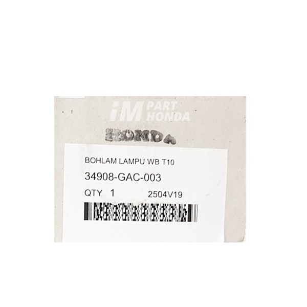 34908-GAC-003 YELLOW CITY LIGHT BULB MEGAPRO OLD PRIMUS TIGER READYY