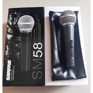 [พิมพ์โค้ดINCSM11ลด70]  ไมค์โครโฟน Shure SM58 Vocal Microphone Dynamic Microphone ไมค์ร้องเพลง