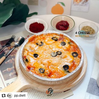 📌คีโต📌Pizza 4 Cheese Keto พิซซ่า คีโต