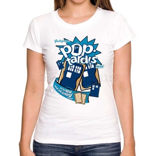 เสื้อยืดแขนสั้น ผ้าฝ้าย พิมพ์ลายการ์ตูน DR WHO ตัวอักษร แนวตลก ไม่ซ้ําใคร GElgda27LPalkh03สามารถปรับแต่งได้