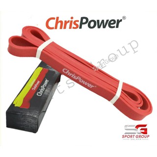 ChrisPower ยางยืด ยางบริหารร่างกาย ChrisPower STRENGTH BANDS Red(Medium)