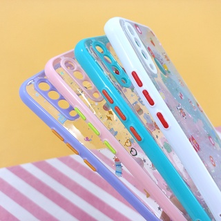 พร้อมส่งจากไทย!! เคส OPPO# A94(4G) เคส Realme C12 /C17เคสใสกากเพชร เคสกริตเตอร์ เคสขอบสี เคสแฟชั่น เคสสวย หวาน น่ารัก