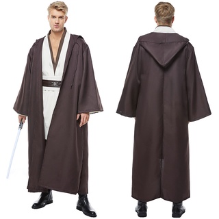 พร้อมส่ง ชุดคอสเพลย์ Star Wars Kenobi Jedi TUNIC แฮนด์เมด สําหรับผู้ชาย ผู้ใหญ่ ปาร์ตี้ฮาโลวีน