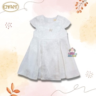 Enfant Gold เดรสสีขาว เดรสเต่อ สีขาวสะอาดตา ผ้าพริ้ว