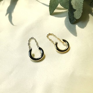 Earcuff  (Z-113) (1ชิ้น) (สีเงิน/สีทอง) ต่างหูสำหรับคนไม่เจาะหู