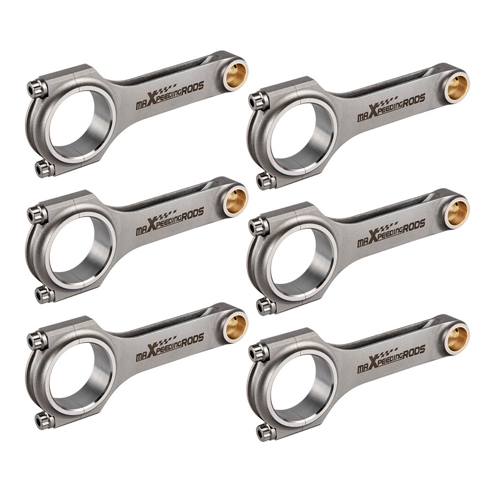 MAXPEEDINGRODS Steel EN24 Racing 4340 Connecting Rods for Audi V6 3.2L/3123cc bore 84mm+ 164mm  6.45
