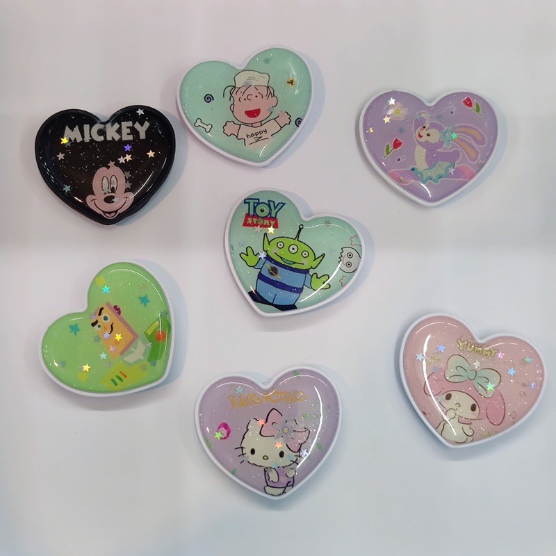 🔥พร้อมส่ง🔥ตัวติดหลังโทรศัพท์การ์ตูนเรซิ่นน่ารักๆ ขาตั้งpop up/iRing