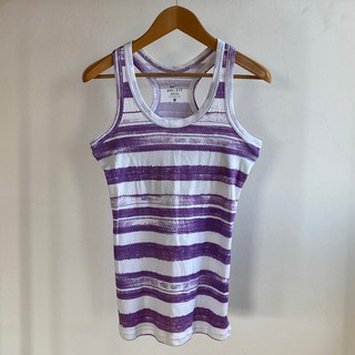 เสื้อกล้าม Nike Purple Striped Stretch Tank