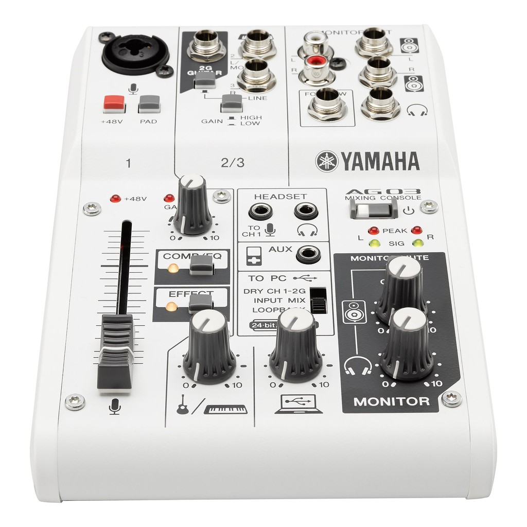 Yamaha AG03 Mixer with USB Audio Interface