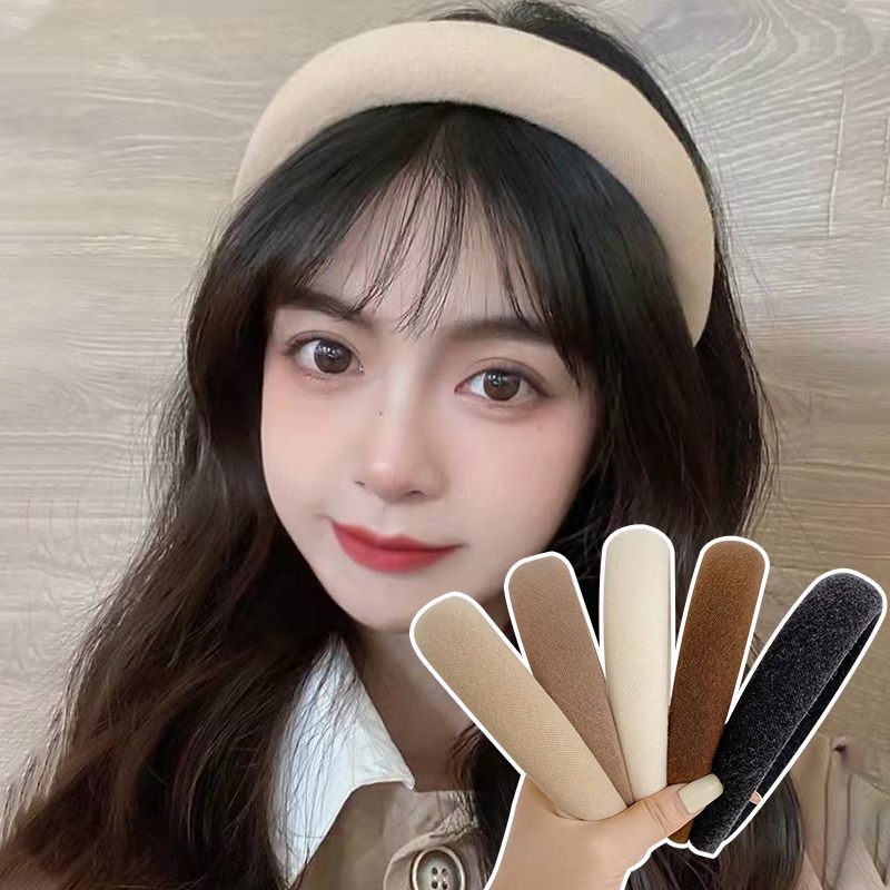 ที่คาดผม คาดผม ฟองน้ำ สีพื้น สีเบส น่ารัก ที่คาดผมเกาหลี แฟชั่นสำหรับผู้หญิง