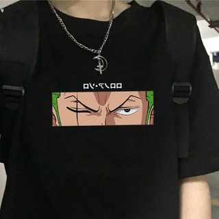 Japanese Anime ONE PIECE Roronoa Zoro T-shirt Women Funny Cartoon Summer Top T-shirt Anime Printed T-shirt Unisex T-shir