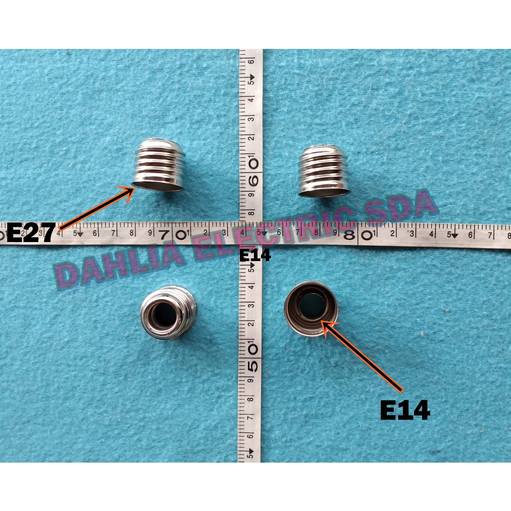FITTING CONVERTER E14 TO E27 SIMPLE
