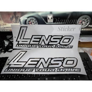 สติ๊กเกอร์เลนโซ่LENSO Sticker /สะท้อนเเสง