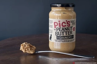 Pic's Brand เนยถั่วครั้นชี่ กรุบกรอบ ไม่เติมน้ำตาล Peanut Butter Crunchy (380g)