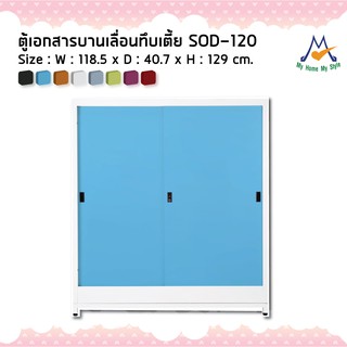 ตู้บานเลื่อนทึบ [รวมฐาน] รุ่น SOD-120M /  KIO (โปรดสอบถามค่าบริการก่อนนะคะ)