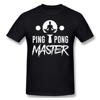 เสื้อยืดแขนสั้น พิมพ์ลายแร็กเก็ต Ping Pong Master สไตล์ฮาราจูกุ สตรีท สําหรับผู้ชายS-5XL