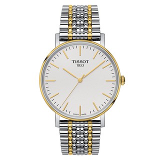 Tissot Everytime Quartz ทิสโซต์ เอฟวรี่ไทม์ สีทอง เงิน T1094102203100 นาฬิกาผู้ชาย