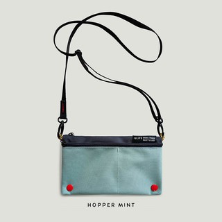 Hopper relife mint sling bag กระเป๋าสะพายข้างรุ่นฮอปเปอร์ / กระเป๋าสตางค์