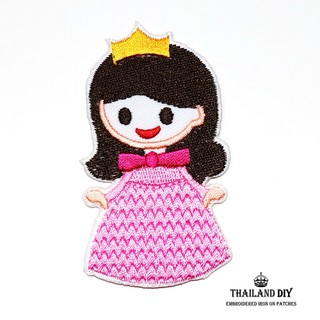 ตัวรีดติดเสื้อเจ้าหญิง ออโรร่า เทพนิยาย Princess Aurora Patch wop งานปัก DIY ตัวรีด อาร์ม ตัวรีดเจ้าหญิง ตัวรีดติดเสื้อ