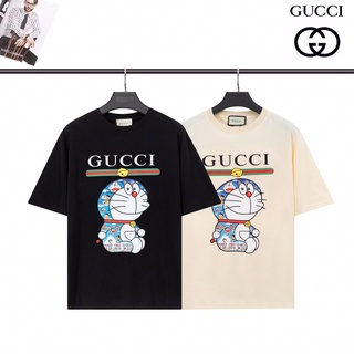 พร้อมส่ง เสื้อยืดแขนสั้น พิมพ์ลาย G สําหรับผู้ชาย และผู้หญิงS-5XL