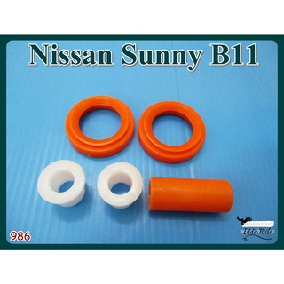 NISSAN SUNNY B11 GEAR BUSHING "ORANGE" SET (986)  // บูชคันเกียร์ สีส้ม สินค้าคุณภาพดี