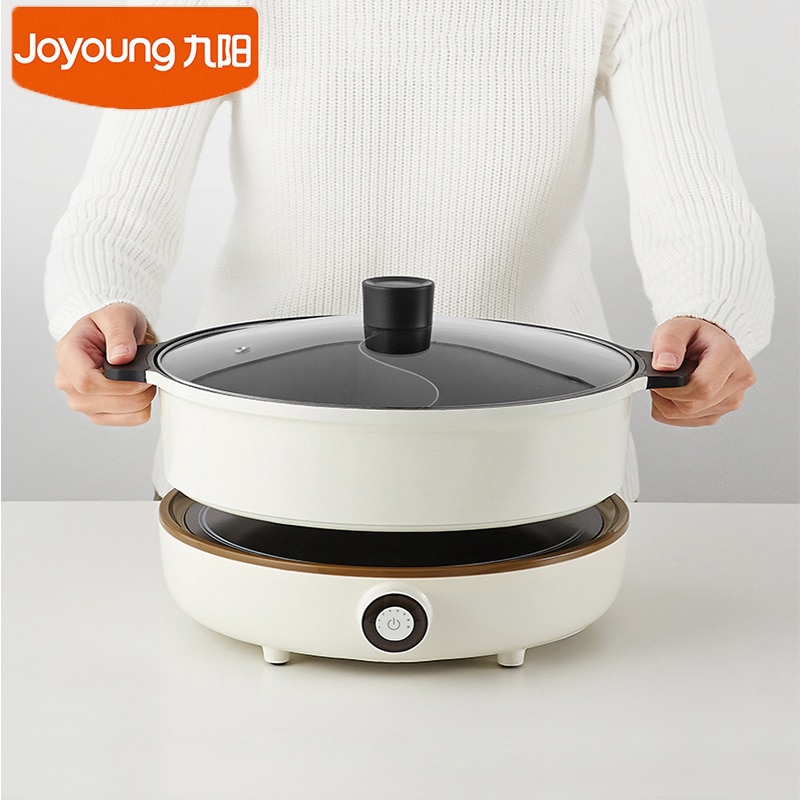 หม้อสุกี้ไฟฟ้า 5 ลิตร Joyoung C21-HG3 Household Electric Heating Pot Induction Cooker 2100W