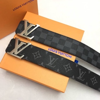 เข็มขัดLouis vuitton สินค้าเกรดHiend งาน1:1 สลับแท้ หนังแท้ เอกสารครบ