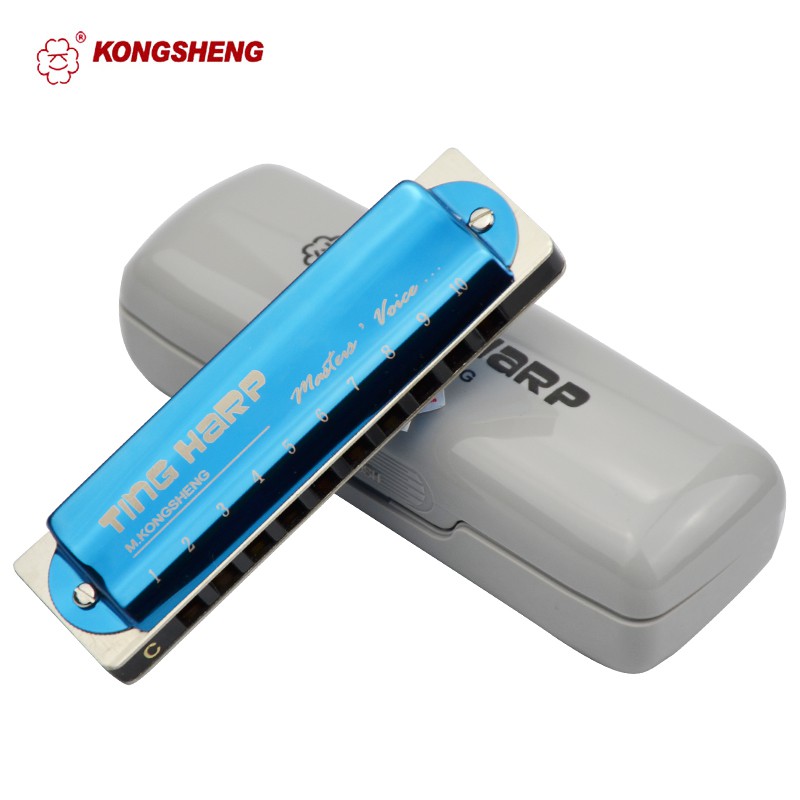 Kongsheng Blues Harmonica 10hole KS10SG Tenhole Blues, Children