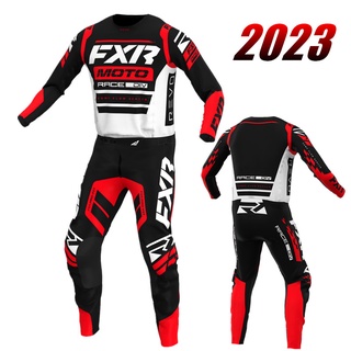 เสื้อกีฬาวิบาก FXR สีแดง สําหรับขี่จักรยานวิบาก 2023