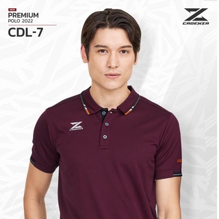 CDL-7 เสื้อโปโลชาย เสื้อทำงานชายสีเรียบ ยี่ห้อ CADENZA  ของแท้ 100% SET2