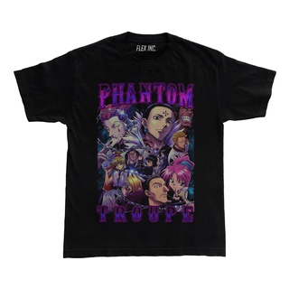 เสื้อยืด พิมพ์ลายอนิเมะ Hunterxhunter Genei Ryodan Hunter X Hunter Phantom Troupe โอเวอร์ไซซ์ สไตล์วินเทจS-5XL