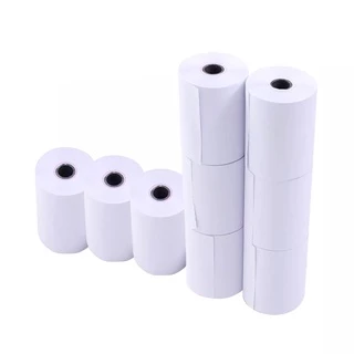 กระดาษบวกเลข ปอนด์ 2 1/4 (57x54 มม.) กระดาษใบเสร็จ สำหรับเครื่องคิดเลขทุกยี่ห้อ (10ม้วน/แพ็ค) [S24]