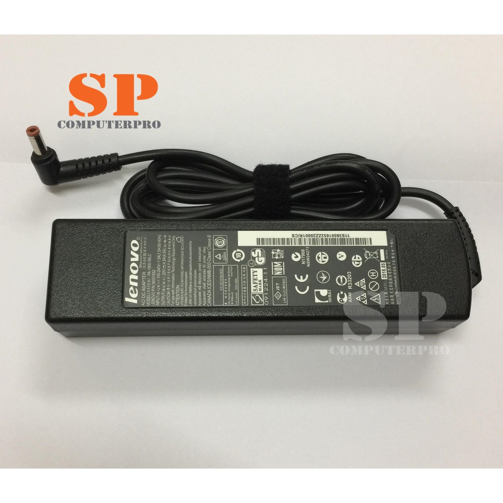 Adapter LENOVO อแดปเตอร์ของแท้ LENOVO G470 G480 Z470 Z480 Y480 Z400 Z500 Z580 20V 4.5A( 5.5*2.5MM ) 90W