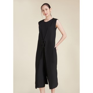 ชุดคลุมท้อง ชุดให้นม Madison Jumpsuit Black